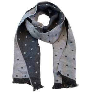 NWT Fair and square,Alpaca Reversible Polka Dot Scarf